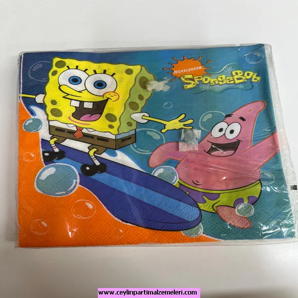 Sünger Bob Temalı Peçete